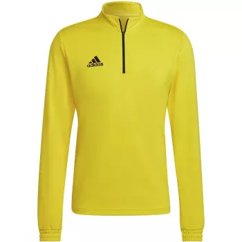 adidas Entrada 22 Training Top Yellow Unisex Short Sleeve HI2128 S