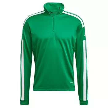 adidas Squadra 21 Training Top Green Men's Long Sleeve Quarter Zip L