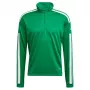 adidas Squadra 21 Training Top Green Men's Long Sleeve Quarter Zip L