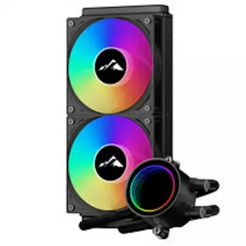 EKL AlpineFlow 240 ARGB AIO Liquid CPU Cooler - Black