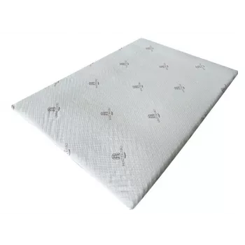 MasterJero 90x200x5 Memory Foam Mattress Topper – Medium-Soft, Removable Washable Cover, Anti-Slip