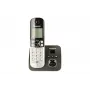 Panasonic KX-TG6821 DECT Cordless Phone with Answering Machine, Black