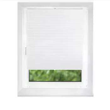 Pearl 100x170 White Plissé Blinds with Thermo Coating