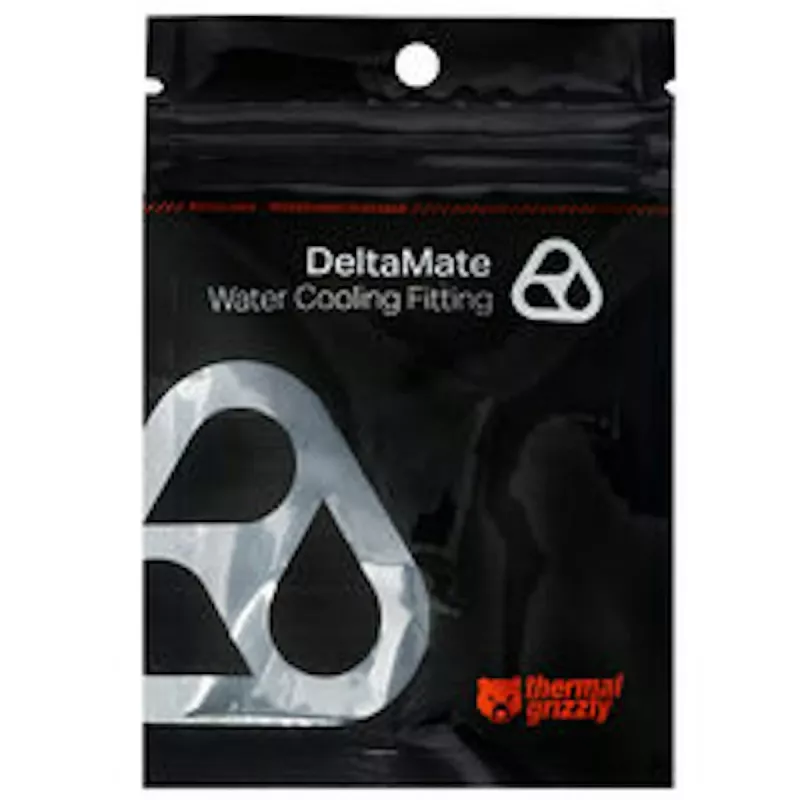 Thermal Grizzly DeltaMate Quick Disconnect Male - F, Gloss Nickel