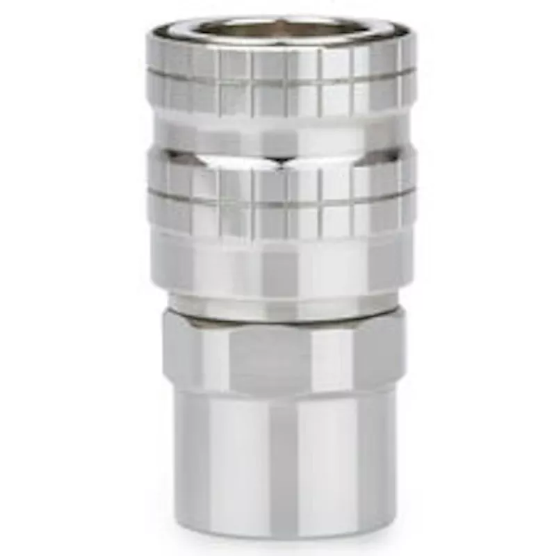 Thermal Grizzly DeltaMate Quick Disconnect Female - Gloss Nickel