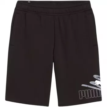 Puma ESS+ Logo Lab Graphic Shorts 10 inch Black 678989 01 S
