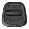 Denver BPS-270 Portable Party Speaker with Bluetooth, 400W PMPO, LED Light Effects, Karaoke, FM Radio, USB/SD/AUX, Mic Input, Black