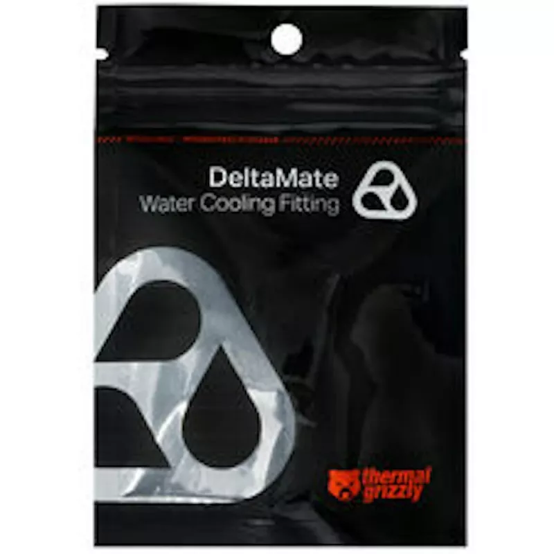 Thermal Grizzly DeltaMate Quick Disconnect Male - M, Gloss Nickel