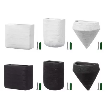 Ceramic Hanging Flowerpot White TR-HANGKKIT-002