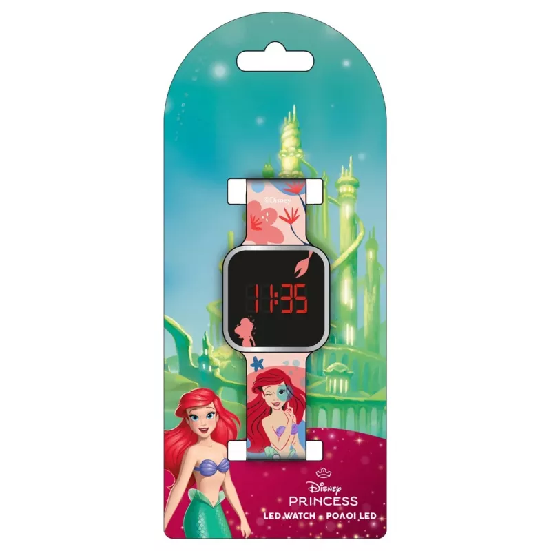 PULIO Digital Watch LED Diakakis - Ariel Children's Blue Silicone Strap
