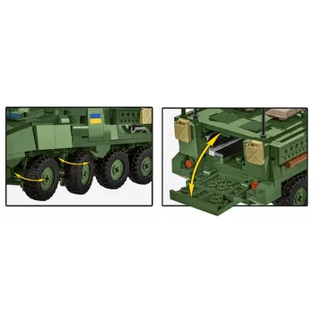 COBI Stryker M1126 ICV 1:35 Scale Military Vehicle Model Kit