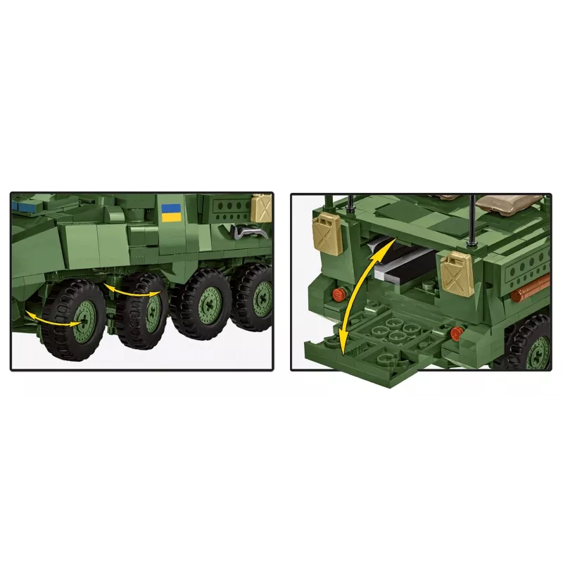 COBI Stryker M1126 ICV 1:35 Scale Military Vehicle Model Kit