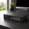 Esperanza 10-Port PoE+ Switch 10/100/1000 120W MATRIX ENS108