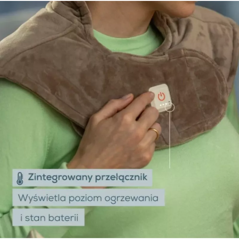 Beurer HK 165 Huggy Heated Cushion Smokey Taupe