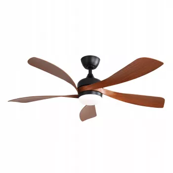 Extralink Grand Walnut 52 Smart WiFi Ceiling Fan 132 cm Walnut App Control 35 W DC Motor 200 m³/min <45 dB