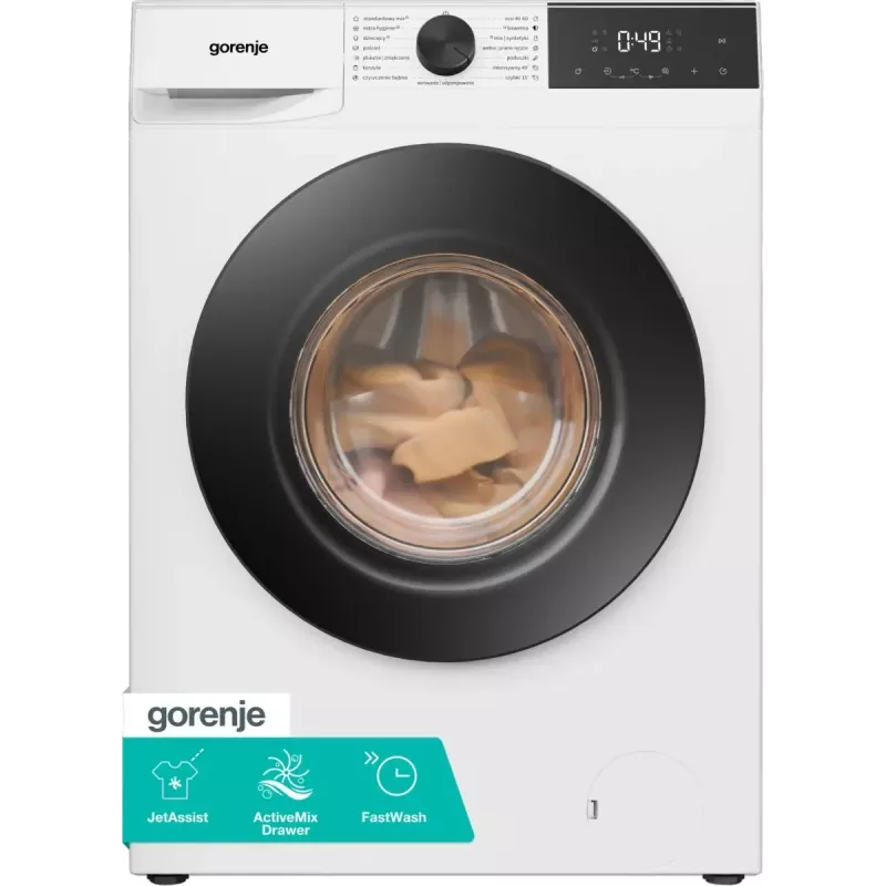Gorenje WG2P84A32/PL Freestanding Front Load Washing Machine, 8 kg, 1400 rpm, A Energy Class, White