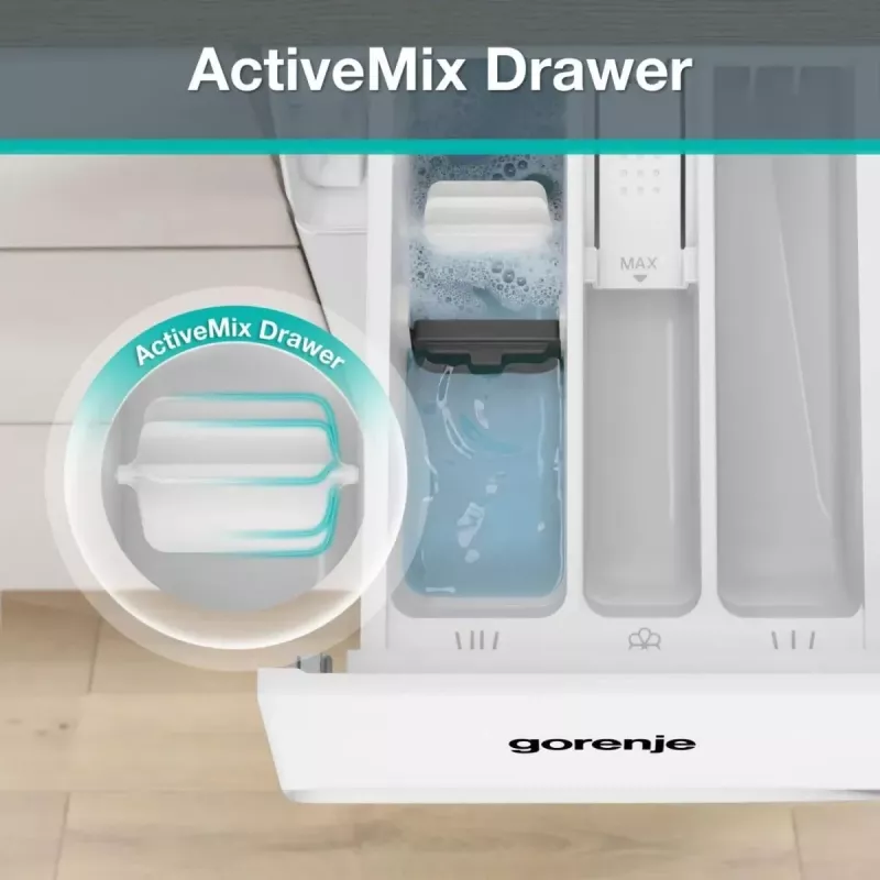 Gorenje WG2P84A32/PL Freestanding Front Load Washing Machine, 8 kg, 1400 rpm, A Energy Class, White