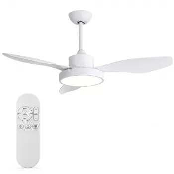 Extralink Aero Breeze 47 Smart WiFi Ceiling Fan White 119cm App Control LED Light