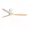 Extralink Nature Flow 52 Smart WiFi Ceiling Fan with Wood Blades, DC Motor, LED Light, App Control, 132 cm