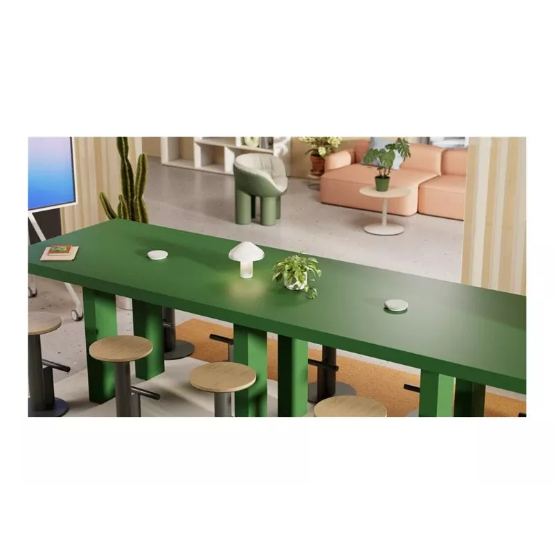 Logitech Rally Mic Pod 2 Off-White Conference Microphone - 4 MEMS Mics, 8 Beamforming Elements, RightSense™, Daisy-Chain up to 7