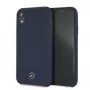 Mercedes-Benz Apple iPhone XR Liquid Silicone Case Navy Blue