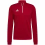 adidas Entrada 22 Men's Training Top Red Slim Fit AEROREADY Recycled Polyester S