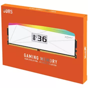 V-Color Manta XFinity+ aRGB DDR5-8000 RAM, CL40, EXPO - 32 GB Dual-Kit, White