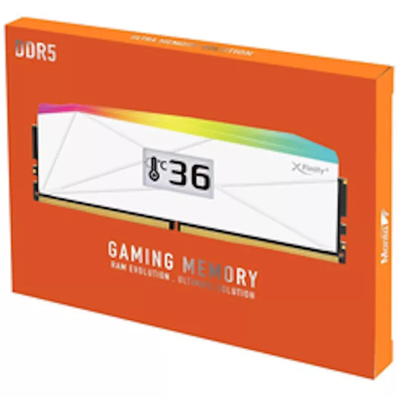 V-Color Manta XFinity+ aRGB DDR5-8000 RAM, CL40, EXPO - 32 GB Dual-Kit, White