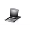 ATEN KL1508AiM F 17 inch LCD IP KVM Switch - 8-Port Rackmount Console with Remote Access