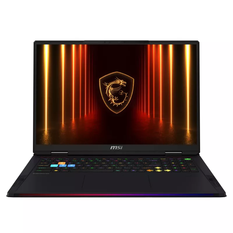 MSI Raider A18 HX A9WJG-258FR 18 inch QHD+ 240Hz Gaming Laptop - AMD Ryzen 9 9955HX3D, 64GB DDR5, 2TB SSD, NVIDIA GeForce RTX 5090, Windows 11 Pro, AZERTY French Keyboard, Black