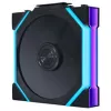 Lian Li UNI FAN SL FLEX Wireless ARGB Reverse Blade 120mm PWM Fan - 3 Pack with Controller, Black
