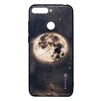 Evelatus Samsung Galaxy A7 (2018) Hybrid Glass Case - Catching Dream
