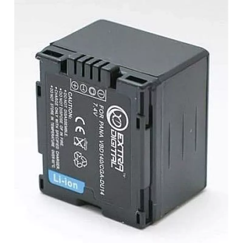 EXTRA DIGITAL Panasonic CGA-DU14 Replacement Battery 7.2V 1360mAh Li-ion for D-Series Camcorders