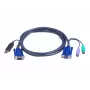 ATEN Intelligent KVM Cable 2L-5502UP - Keyboard, Video, Mouse (KVM) Combo Cable