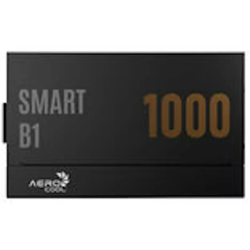 Aerocool Smart B1 80 PLUS Bronze Power Supply, PCIe 5.1, ATX 3.1 - 1000 Watt, Black