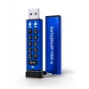 iStorage datAshur PRO+A USB 3.2 Gen 1 128GB Encrypted USB Flash Drive with PIN Protection, FIPS 140-3 Level 3, IP68, USB-C