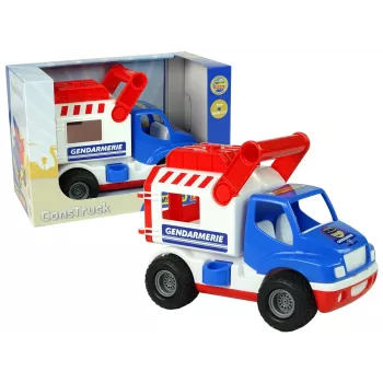 WADER POLESIE Gendarmerie ConsTruck 9924 Toy Truck