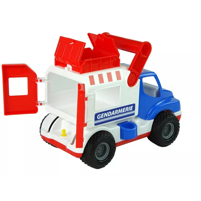 WADER POLESIE Gendarmerie ConsTruck 9924 Toy Truck