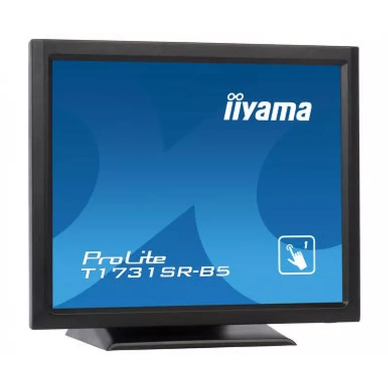 Iiyama ProLite T1731SR-B5 17 inch SXGA 5:4 Resistive Touch LED Monitor - Black