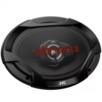 JVC CS-DR6932 6x9 inch 3-Way Coaxial Car Speakers, 500W Peak, 70W RMS, Carbon Mica Woofer, PEI Tweeters, 4 Ohm