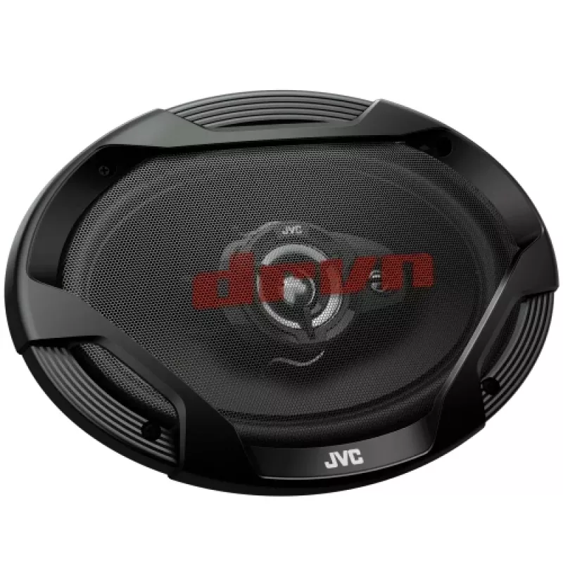 JVC CS-DR6932 6x9 inch 3-Way Coaxial Car Speakers, 500W Peak, 70W RMS, Carbon Mica Woofer, PEI Tweeters, 4 Ohm