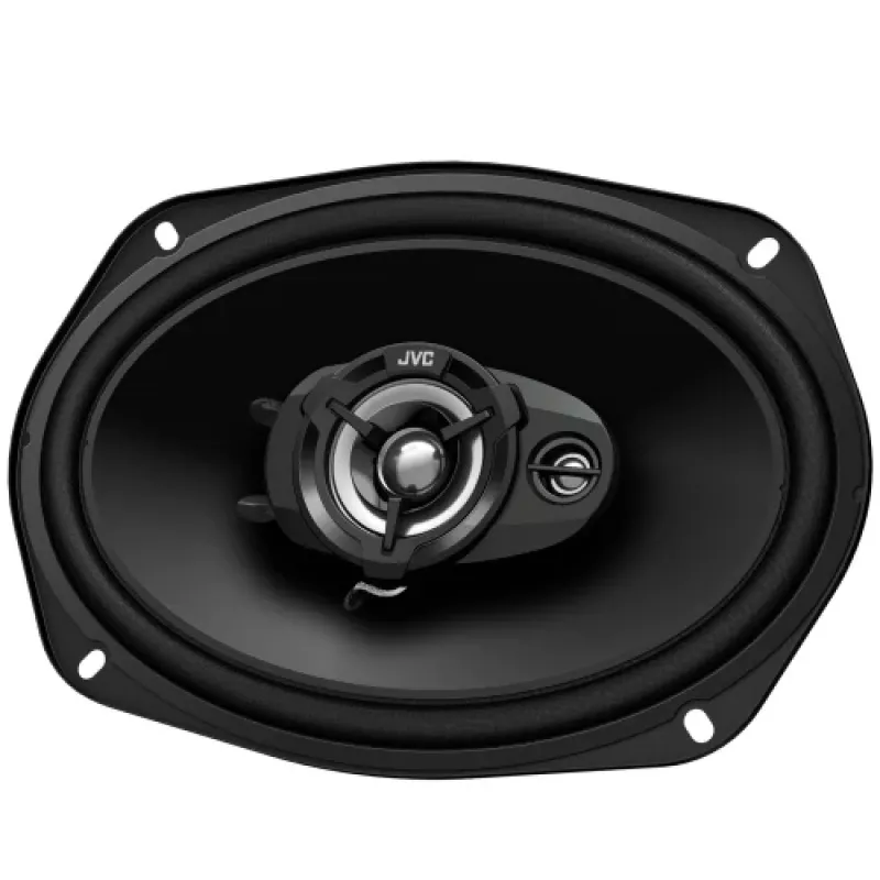 JVC CS-DR6932 6x9 inch 3-Way Coaxial Car Speakers, 500W Peak, 70W RMS, Carbon Mica Woofer, PEI Tweeters, 4 Ohm