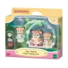 Sylvanian Families Fawn Babies with Flower Swing Playset