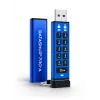iStorage datAshur PRO+A 64GB USB-C Flash Drive, AES 256-bit XTS Hardware Encryption, PIN Authenticated, FIPS 140-2 Level 3, IP68 Water & Dust Resistant, Rugged Aluminium, Zero-Footprint