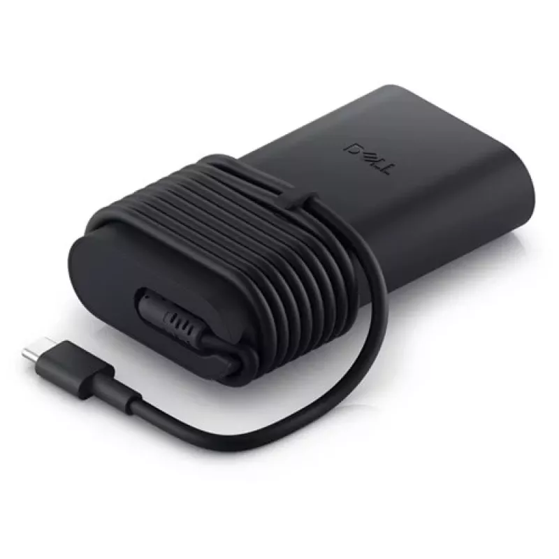 DELL 100W GaN USB-C PD Wall Charger Dual Port Space Gray (0KDPR)