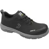 NO NAME Safety Shoes SJ FLUXS3S Low 46 - S3S SR FO HRO Composite Toe, Metal-Free, Black/Grey