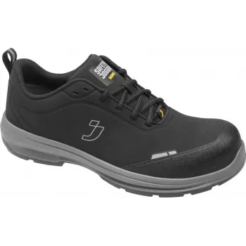NO NAME Safety Shoes SJ FLUXS3S Low 46 - S3S SR FO HRO Composite Toe, Metal-Free, Black/Grey