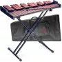 Stagg XYLO-SET-37 37-Note Xylophone with Stand, Bag & Mallets – F5-F8, Fibrasynth Bars, Aluminum Resonators