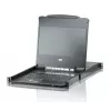 ATEN CL6708MW 19 inch Full HD DVI-D 8-Port Rack-Mount LCD KVM Console, 1U, Black