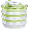 MPM Mushroom Dryer MSG-06 - 5-Tray Food Dehydrator, 250W, Adjustable Temperature 35-70°C, White